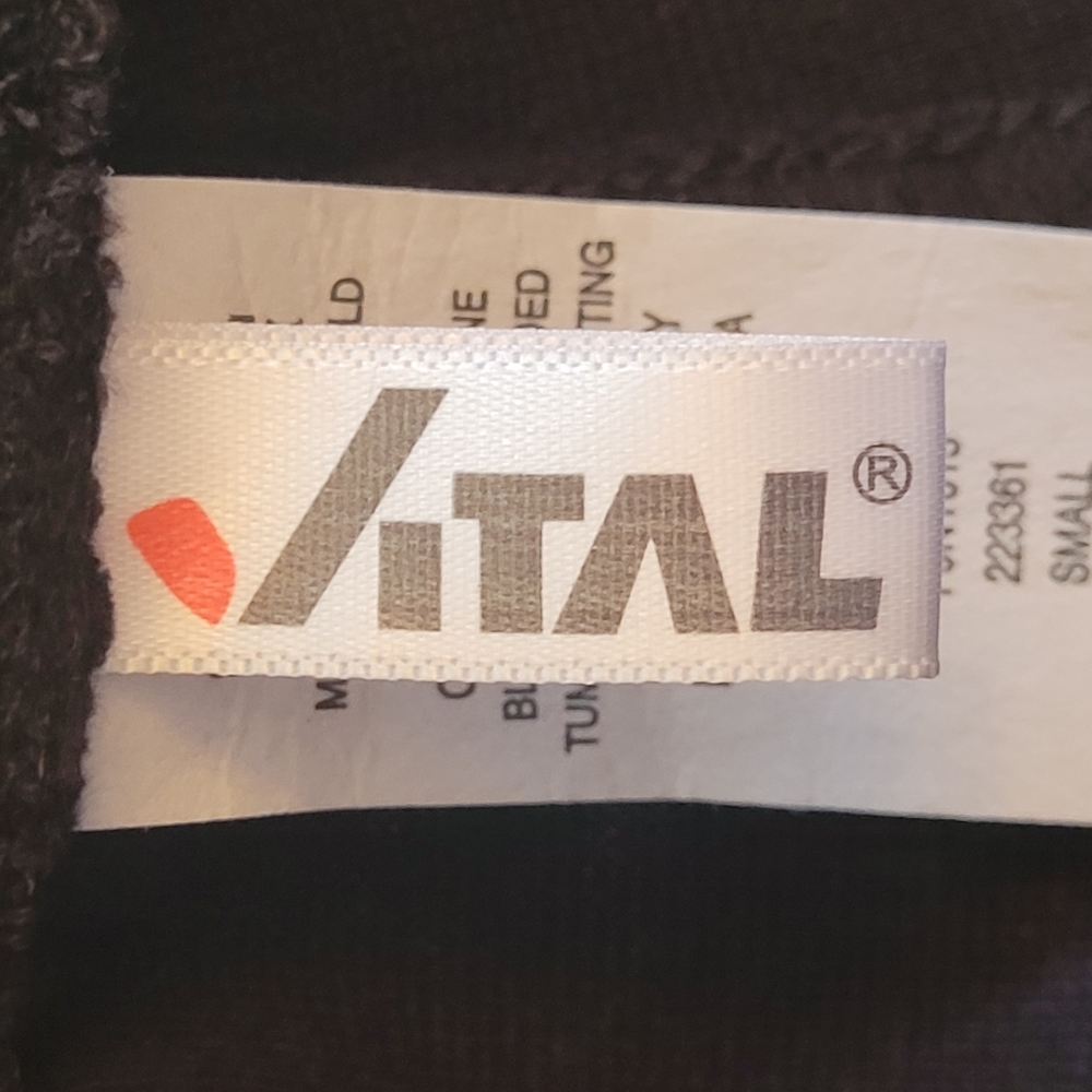 VITAL Track Pants‎ Black with White Side Stripes Size Small - Picture 7 of 8